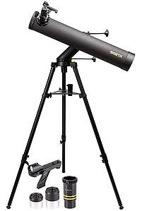 Телескоп Sigeta StarQuest 80/800 Alt-AZ | Рефлектор Ньютон для планетарних і діп-скай спостережень з Red dot шукачем