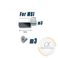 Гвинт і стійка M.2 SSD MSI (6mm • 2.2 mm • m3) 2 шт.