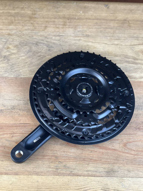 Шатуны на велосипед SQ Shimano 371 - 26/36/48T 9-ск.170мм