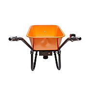 Електрична тачка на акумуляторі Kraft&Dele KD3125 24В 80 л 150 кг — мототачка для будівництва, фото 3