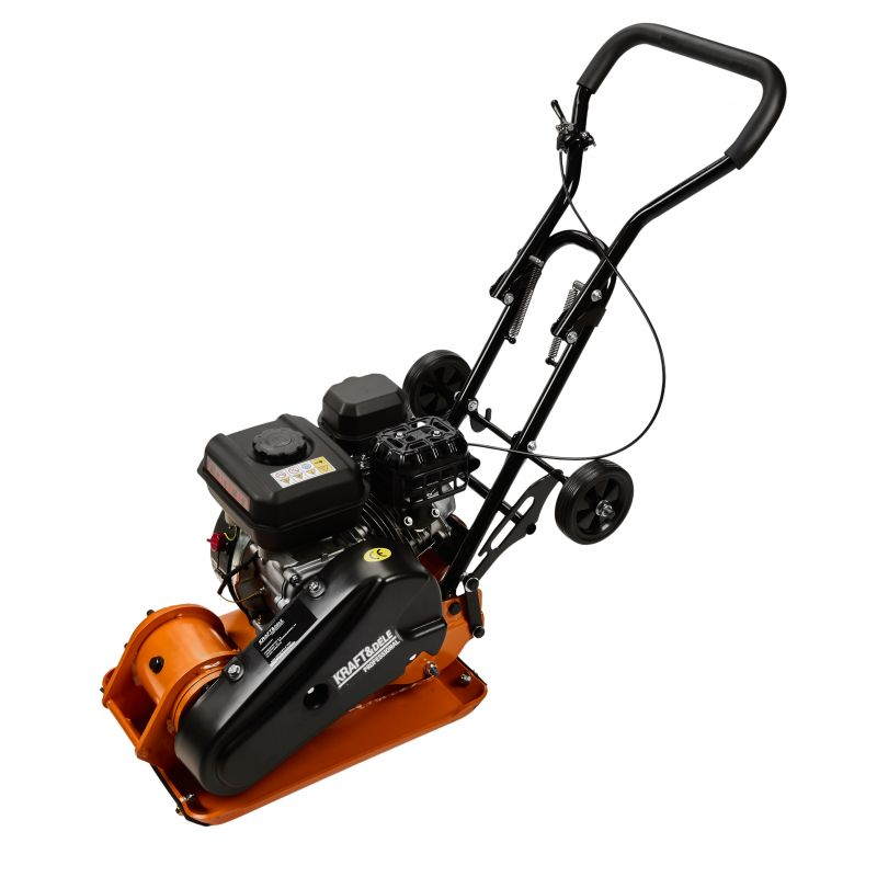 Бензинова ущільнювальна плита KD1197 LONCIN 7HP 60 кг — віброплита з гумовим килимком, фото 1