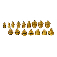 Набір адаптерів KD10063 для промивки автокондиціонерів Kraft&Dele — 78 елементів, фото 8