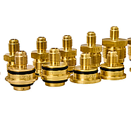 Набір адаптерів KD10063 для промивки автокондиціонерів Kraft&Dele — 78 елементів, фото 9