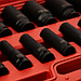 Набір подовжених ударних головок 1/2" 16 шт Kraft&Dele KD11749 (10–32 мм), фото 4