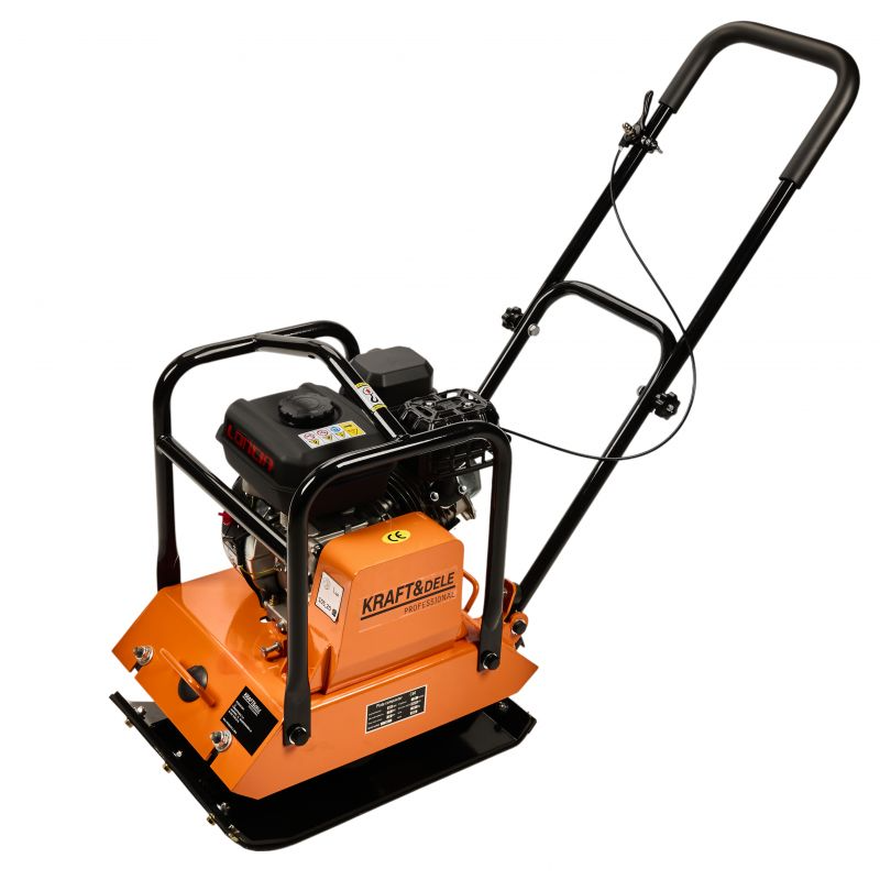 Віброплита ґрунтова Kraft&Dele KD1196 – бензин Loncin, 7 к.с., 65.5 кг, 5 кН