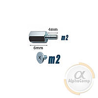 Гвинт і стійка M.2 SSD Gigabyte (6mm • 4m • m2) 2 шт.