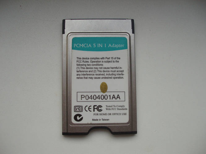 CARRY Multi Card 5in1 картридер PCMCIA Memory Stick, Memory Stick Duo ...