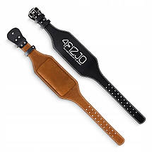 Пояс для важкої атлетики 4FIZJO шкіряний Size M Black (P-5905973404303), фото 5