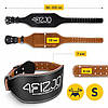 Пояс для важкої атлетики 4FIZJO шкіряний Size S Black (P-5905973404297), фото 10