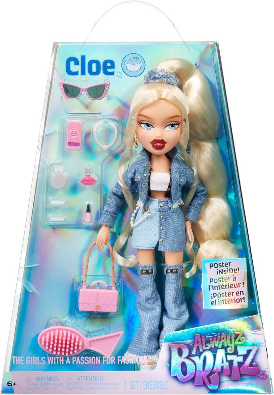 Лялька Bratz Alwayz Cloe Fashion Doll with 10 Accessories and Poster.