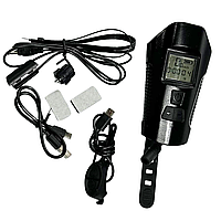 Велоспедометр 3в1 + фара + сигнал XA-585-T6