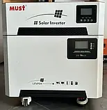 Система зберігання електроенергії ДБЖ 5,2 кВт 10 кВт*г MUST НВР18-5248 НМ 200 Ah MPPT LiFePО4,, фото 2