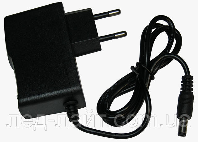 AC/DC power adapter 12V 1A 12W plastic