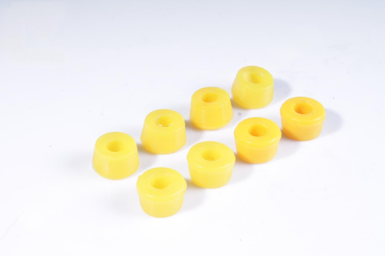 Втулка амортизатора Газель,Волга (компл.8шт) полiуретан жовтий "ЛЮКС" (Україна) 24-2915432