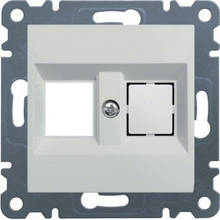 Панель подвійна для RJ12/RJ45 Lumina, біла(WL2320)
