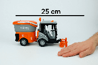Іграшкова спецтехніка WY682A Sweeper 25 см — прибиральна машина з кнопками, світло та звук, 1:16, фото 9