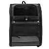 Рюкзак-переноска для котів та собак 41х32х29 см CosmoPet CP-27 Black, фото 4