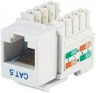 Модуль Hager KeyStone RJ-45 UTP, cat. 5е, безинструментальный, SLIMLumina, - (WL9002)