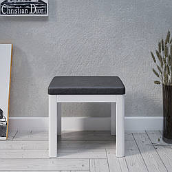 Пуф "Орео" з натурального дерева та тканини