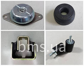 Подушки двигуна, відбійники, гумові буфери