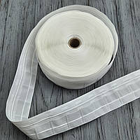 Шторна стрічка 6 см (ХБ) 50 м (Рівномірна складка)