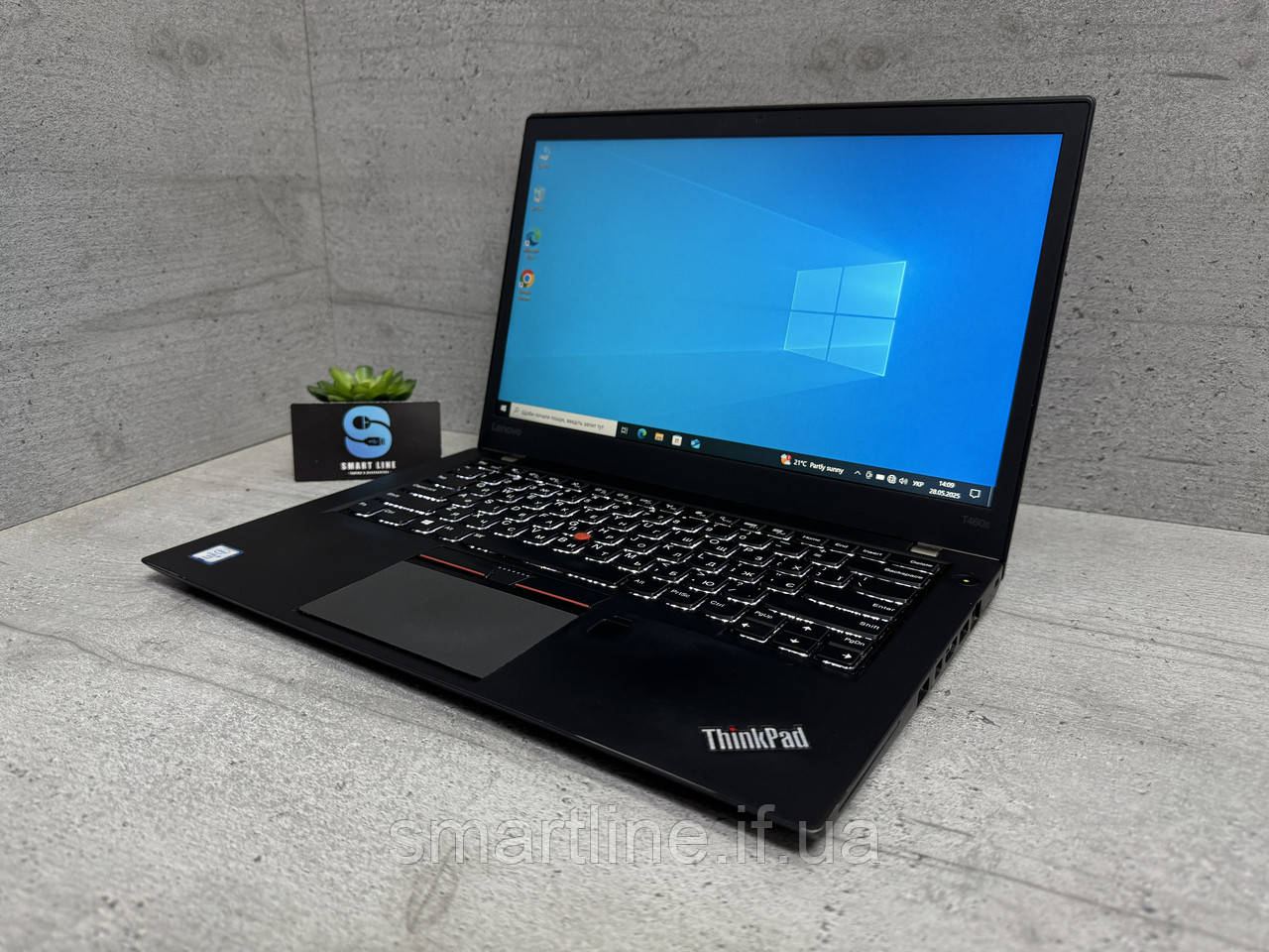Мультимедійний ноутбук Lenovo T460s i5-6300u 14" FullHD ips 12gb ddr4 256gb ssd, фото 1