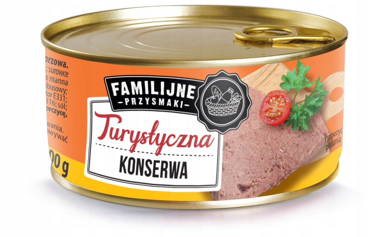 Консерва мясна (паштет) Turystyczna Familijne, 300г ж/б, фото 1