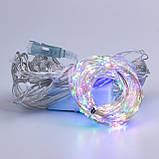 Гірлянда штора світлодіодна GarlandoPro Роса 200LED 3х2м 10 ліній 8 режимів гірлянда крапля роси 173301ML, фото 2