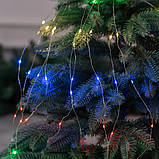 Гірлянда світлодіодна кінський хвіст GarlandoPro 600LED Роса 20 ліній 8 режимів 3м кінський хвіст гірлянда 1733013ML, фото 10