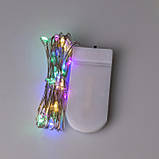 Гірлянда світлодіодна на батарейках GarlandoPro 30LED 3м мідний дріт гірлянди роса 1733017ML, фото 2