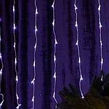 Гірлянда світлодіодна GarlandoPro 270 LED Водоcпад 3х3 м 10 ліній 8 режимів Білий 1733051W, фото 9