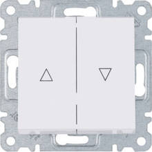 Вимикач для жалюзі 'Контактор' Lumina, білий, 10АХ/230В (WL0320)