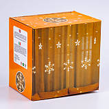 Гірлянда світлодіодна штора GarlandoPro сніжинка і зірка 12 фігур ED 3х1м гірлянда зірка 1733061ML, фото 5