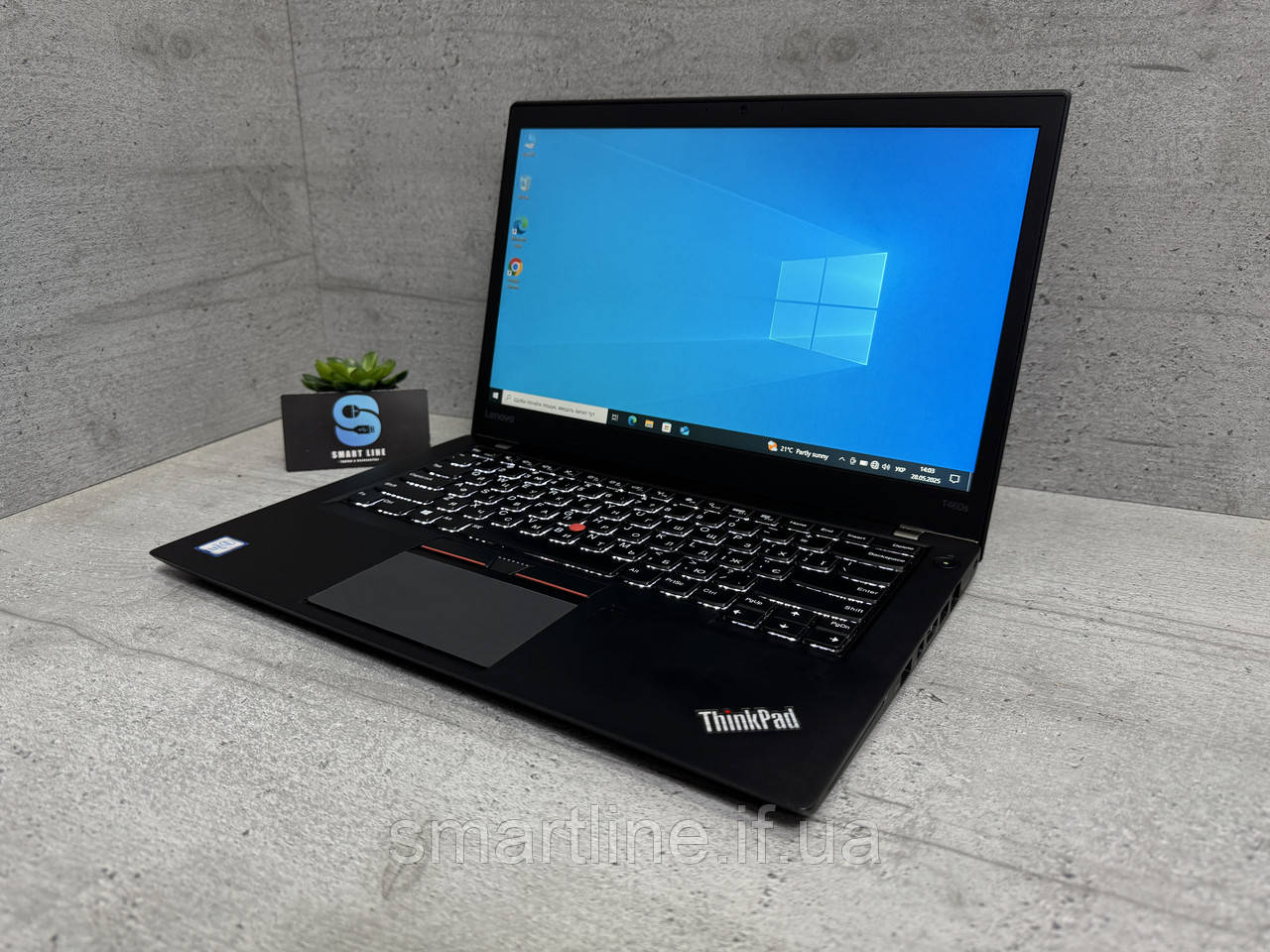 Стильний ноутбук Lenovo T460s i7-6600u 14" FullHD ips 12gb ddr4 256gb ssd, фото 1