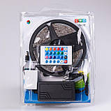 Стрічка світлодіодна з пультом GarlandoPro водостійка 300 LED 5m led лента 5050RGB, фото 9