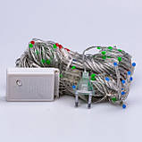 Гірлянда штора 3х2 м 144 LED світлодіодна мідний провід 16 ниток ZWM2320LEDML, фото 8