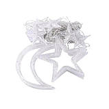 Гірлянда світлодіодна штора GarlandoPro зірка і місяць 108LED 3х0,9 м гірлянда зірка 17333057ML, фото 2