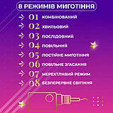 Гірлянда світлодіодна штора GarlandoPro зірка і місяць 108LED 3х0,9 м гірлянда зірка 17333057ML, фото 6