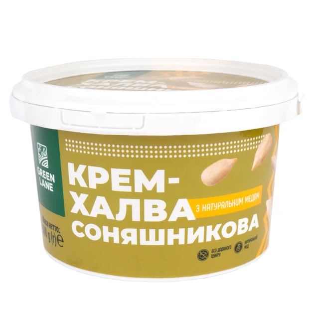 Крем-халва Green Lane з соняшника з медом 500 г