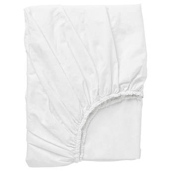 Простирадло IKEA DVALA 90x200 см Біле 303.572.20