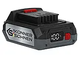 Тример садовий акумуляторний Könner&Söhnen АКБ 2 А•год + ЗП KS BCT-20V set, фото 7