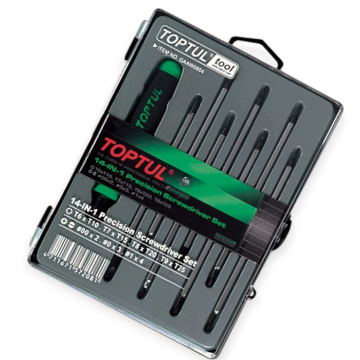 Викрутка сторін. з 7-ма двосторонніми бітами 14в1 CrV 2-х