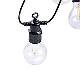 Ретро гірлянда вулична 10 LED лампочок 5 метрів жовта A60Y, фото 9