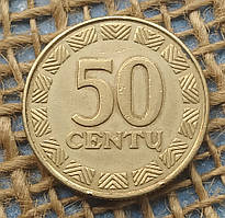 50 центiв 1997 року. Литва