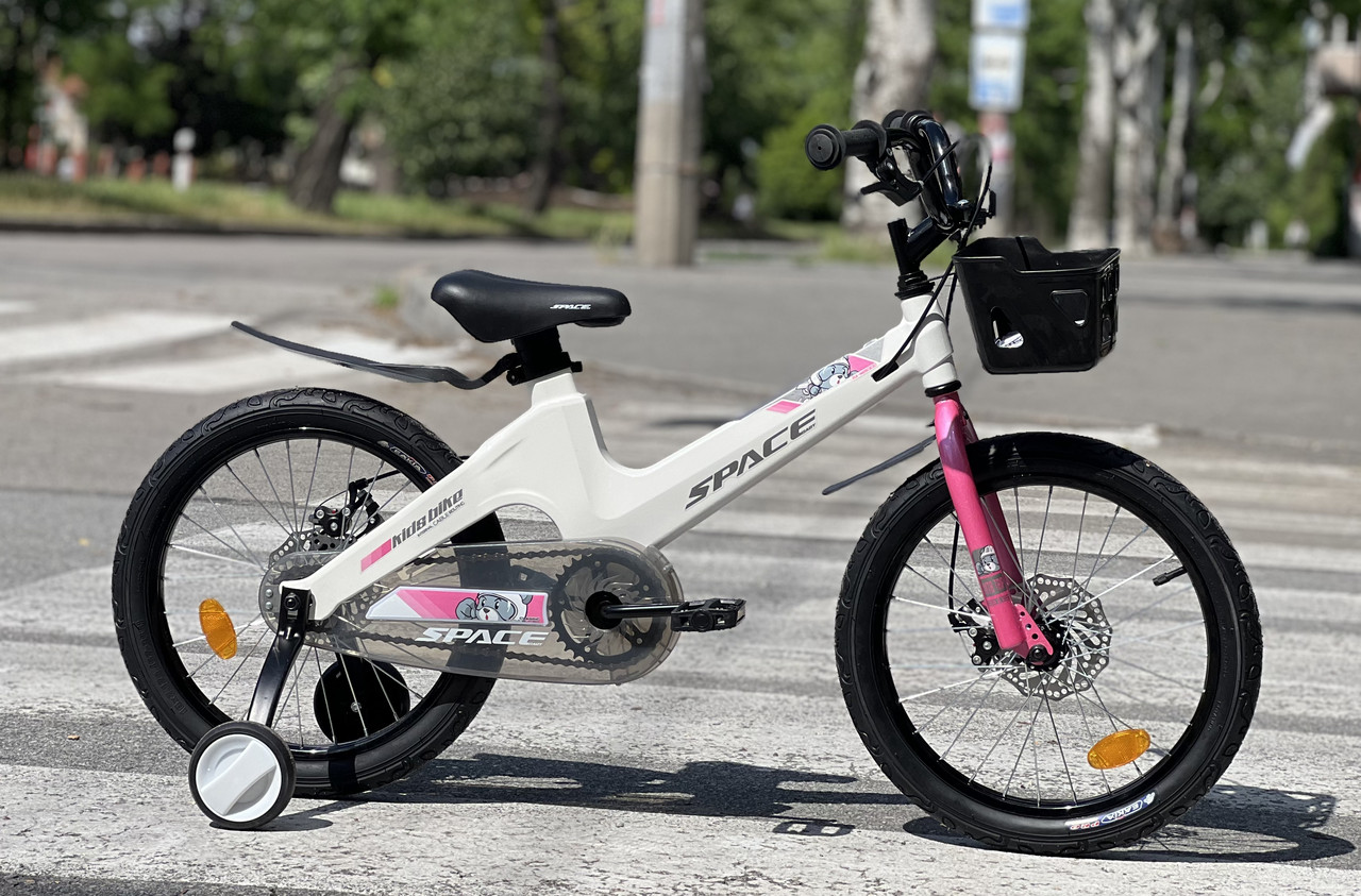 Дитячий велосипед 18" Space Kid Moon 10 рама на зріст 105-115 см білий, фото 1