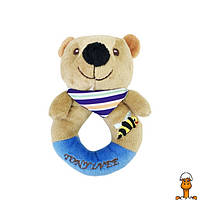 М`яка іграшка-брязкальце ведмідьtony lvee Mega Zayka MGZ-1217-4