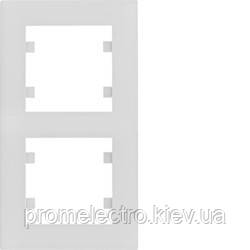 Рамка 2-на вертикальна, Lumina-Intens, біла (WL5620), фото 1