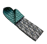 Теплий спальник для ЗСУ з капюшоном 220х70 см спальний мішок ковдра демісезонний піксель -10°С, фото 2