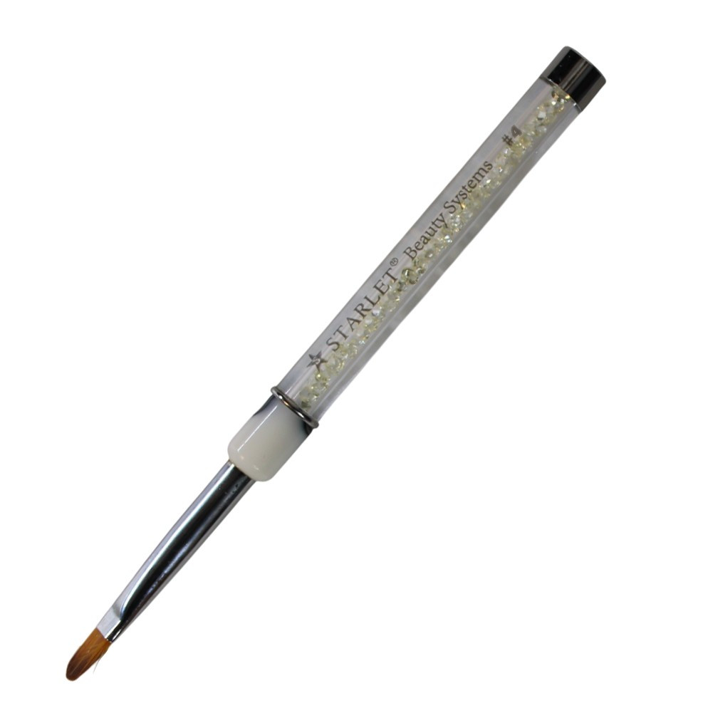 Кисть овальна для гелевого моделювання Starlet Professional Dragon Brush #4, фото 1