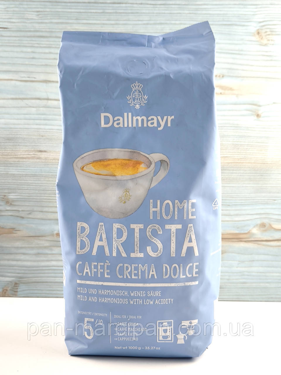 Кава в зернах Dallmayr Home Barista Cafe Crema Dolce 1кг, фото 1